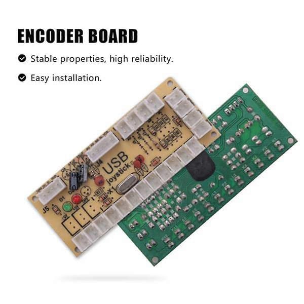 Nullforsinkelse Arkade DIY Arkade USB-koder til Joystick kompatibel med PC/PS3//Android med Joystick 4,8 mm knapp