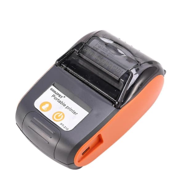 Pt210 58mm Bluetooth Lämpötulostin Kannettava Langaton Kuittikone Windows Android Ios Eu:lle