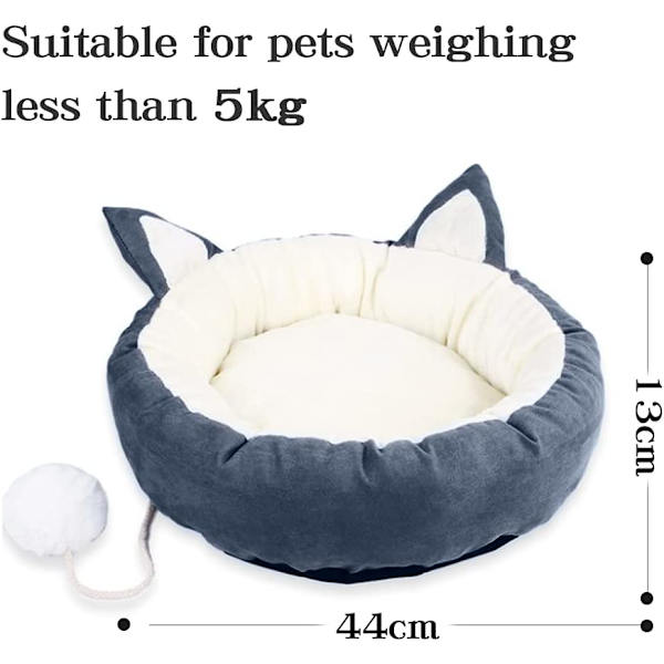 Katteseng Katte beroligende senge Kattesove seng Grå
