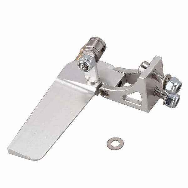 RC Bådrors i aluminiumslegering 52 mm vandabsorberende styring til fjernstyrede både