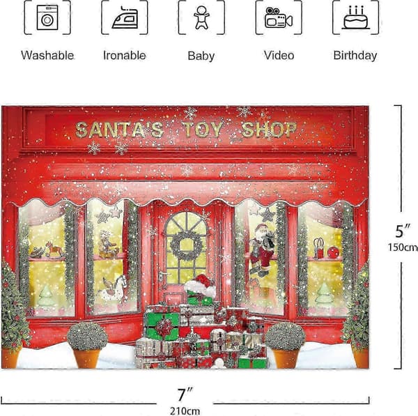 Julepynt interiør hjem dekor, 4 stk. Santa toalettsete og håndkle, julepynt salg, julepynt til hjemmet