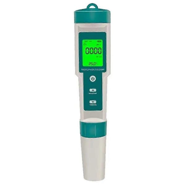 Type A 7 i 1PH Måler Vandkvalitetstester PH/TDS/EC/ORP/S.G/Vandsaltindhold/Temp Pen Tester