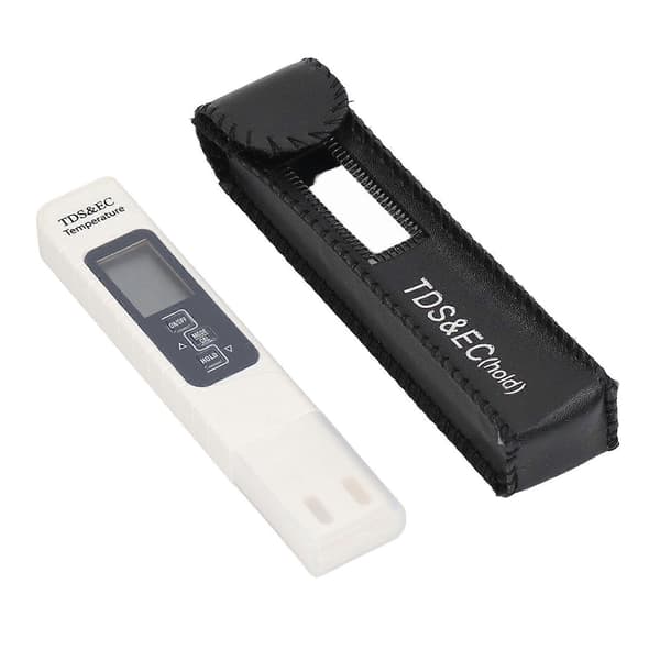 3 i 1 EC TDS-mätare 0-9999ppm Vattenkvalitetstestpenna för dricksvattenakvarier Pool