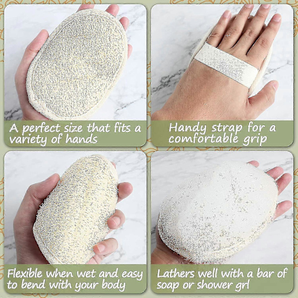 2-pack Loofah Svampdynor