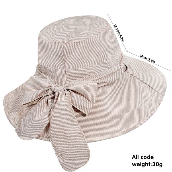 Dame Bredbrem Solhatter Dobbeltsidig Bøttehatter Foldbar Sol Visor Hat for Kvinner