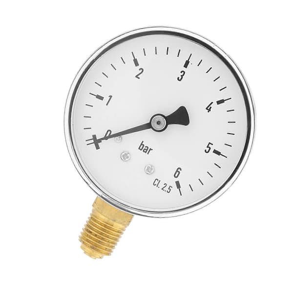 Luft-hydraulisk tryckmätare 0-6 bar NPT 1/4 \"