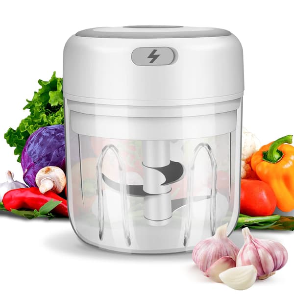 Hvidløg Hakker, Trådløs Elektrisk Blender, USB Opladning (250ML)