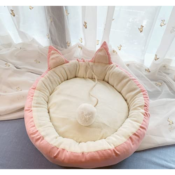 Katteseng Kat beroligende senge Kat soveseng Pink
