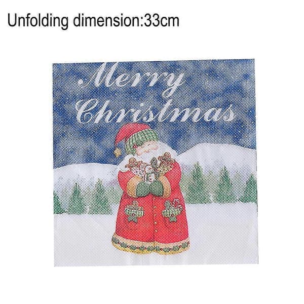 Julefrokost Servietter, Juledekorationer style2
