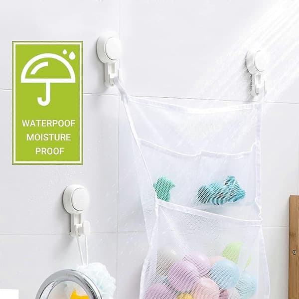 Sugpropp Duschkrokar för Loofah, Badrock, Handduk, Kraftig