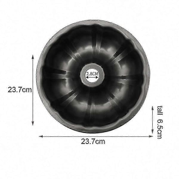 Kageforme med riller - 2-pak kraftig kulstofstål Bundt-kageform