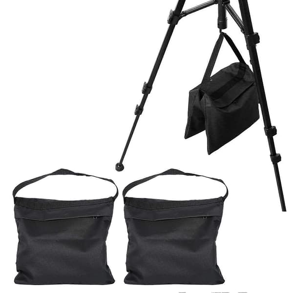 2-pack Sandsäckar Viktpåsar för Foto Video Studio Ljusstativ Tripod - Fyllbar Utrustning