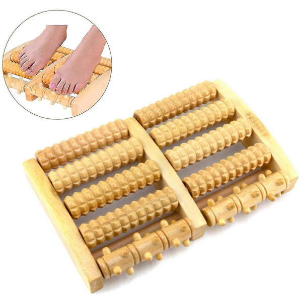 Fodmassage Rulle Træ, Fodmassager, Fodmassage Rulle