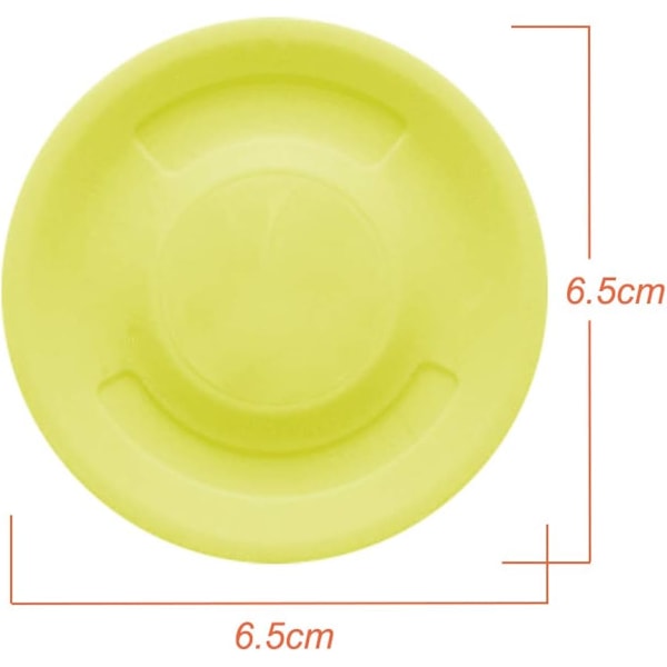 Mini Frisbee Disc, 6 stk Gravity Flying Disc for Pocket Spin Catching Game for Adults Children Kids Pet Dog