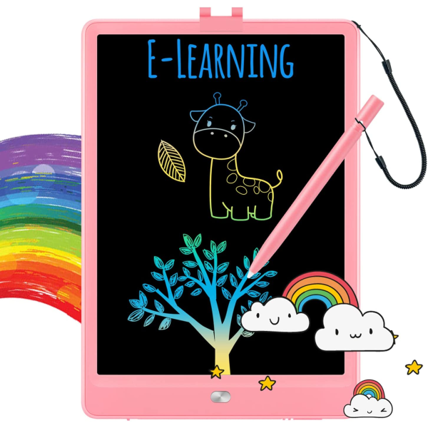 LCD-skrivetavle Doodle Board, 10 tommer (rosa)