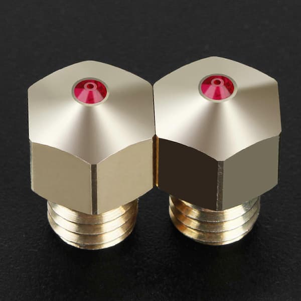 3D-printer 0,4 mm dyse rubin 1,75 mm printdyser til PETG ABS PET Peek