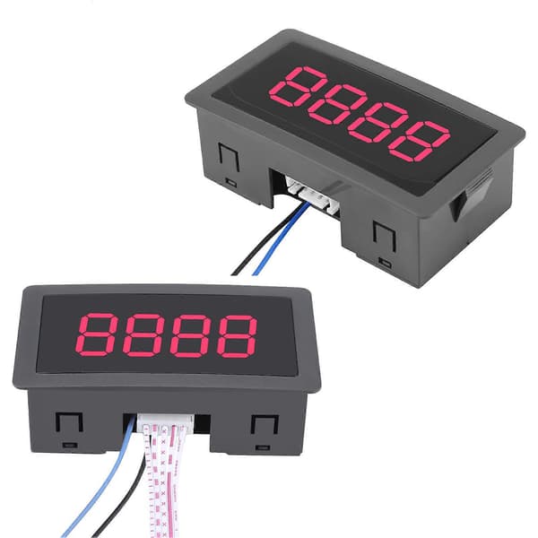 LED Digital Upp/Ner 4-siffrig Panelräknare 0-9999