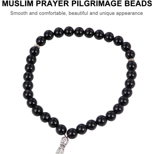 Muslimska bönepärlor Tasbih Zikr Beads Tasbih 33 Bönepärlor Islam Bön Rosenkrans Pärlor Islamisk Religion Eid Ramadan Present