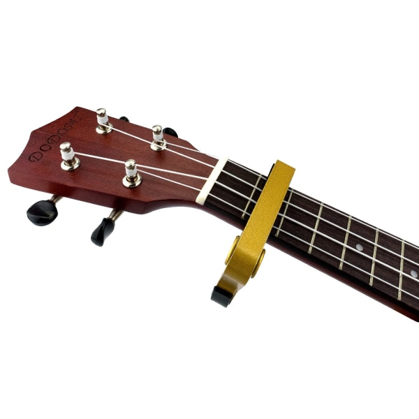 Snabbkopplings capo för gitarr, för elgitarr (Capo-Golden)