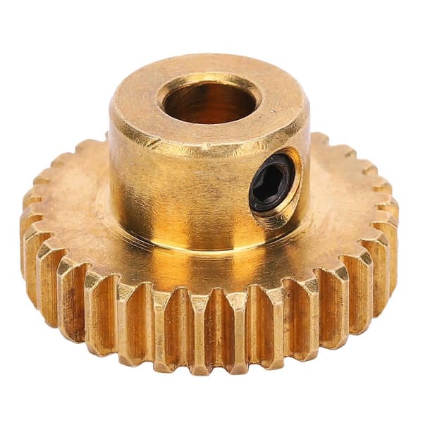 6 mm centerhul messinggear 30-tands tandhjul til industrirobot hardwaretilbehør