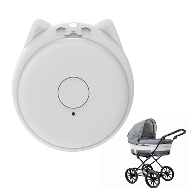 Personliga enheter, Smart GPS-tracker - Trådlös Smart Pet Tracker | Anti-förlorad platsspårare, liten GPS-enhet, objektdetektor (vit)