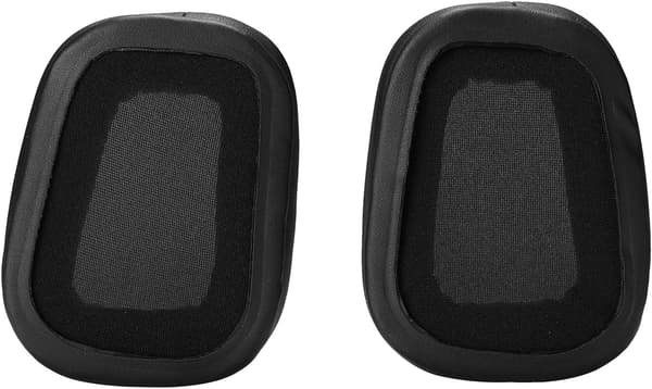 Utskiftbare øreputer kompatible med Logitech (1 par, svart)