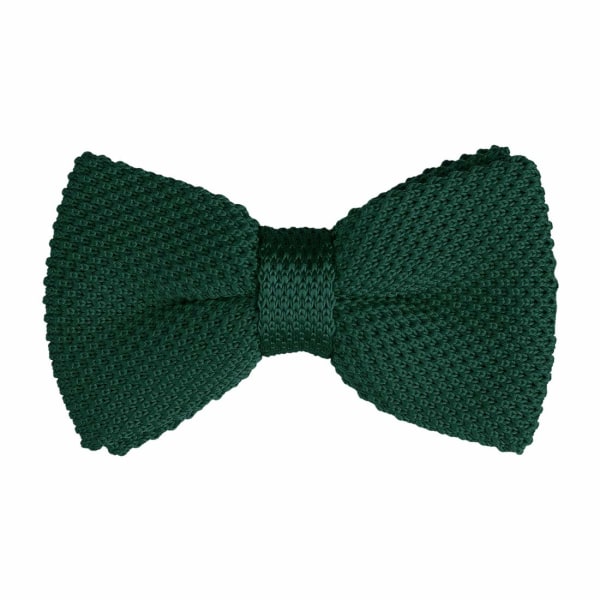 Men's Pre-tied Bowtie Adjustable Neck Solid Color Knitted Bow Tie