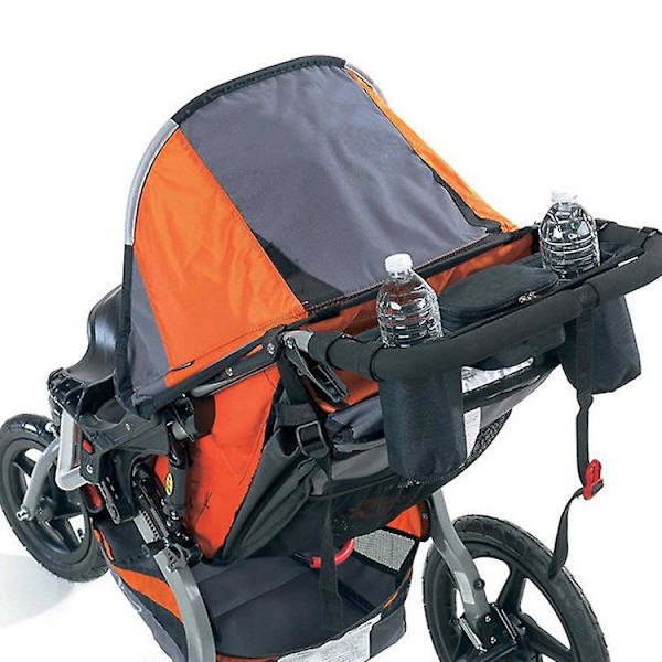 Vogn oppbevaring med koppholder Svart