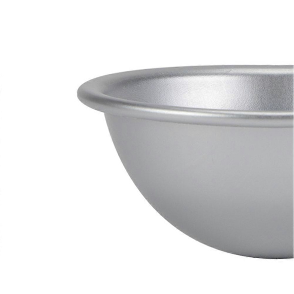Halv Kugle Kageform Aluminium Halvkugle 8cm - Bageform til Bikini Kage, Dessert, Budding