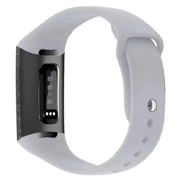 Silikonarmbånd Kompatibelt Med Fitbit Charge 3 (Grå)