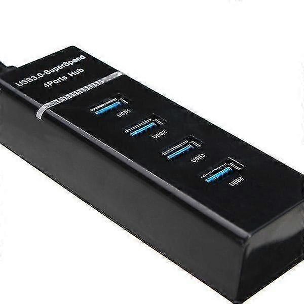 Usb 3.0 Højhastigheds 4 Porte Hub Splitter Adapter