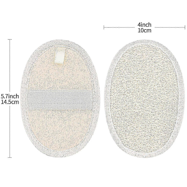 2-pack Loofah Svampdynor