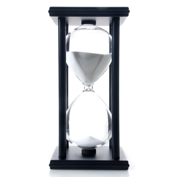 60 minutters timeglas, træ sand timer