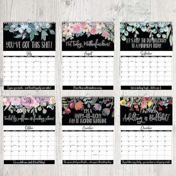 Faen heller 2024-kalender for dritlei damer