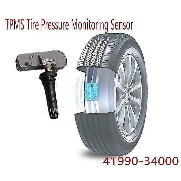 1 stk. TPMS dekktrykksensor for bil 41990-34000 433MHZ for Scangyong Actyon Korando Rodius System Sensor.