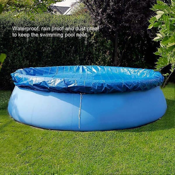 PE Vandtæt Rundt Pool Cover - 210cm Diameter