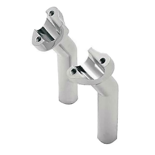 Chrome 3.5 Tommer Høye Pullback Styreforhøyere for Harley Softail Dyna Sportster Touring Pullback Aluminium Rett