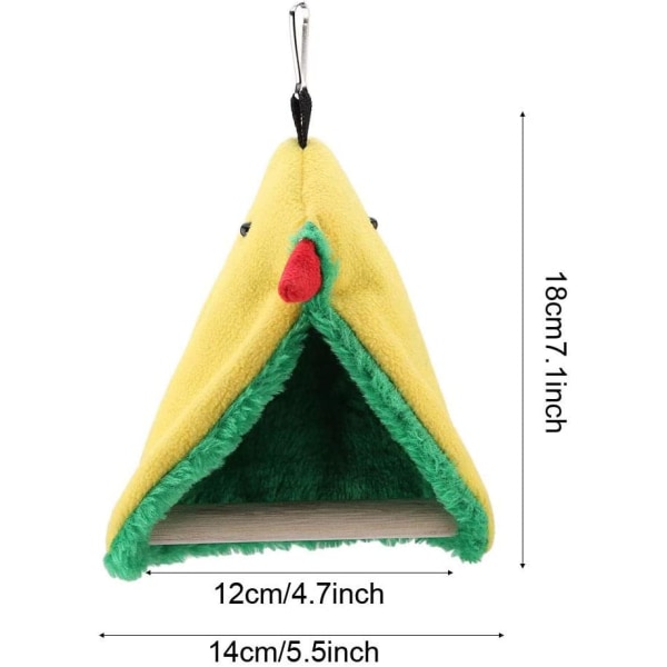 Papegøje Stående Siddepind, Kæledyrsfugle Bur Hængende Trekant Hængekøje