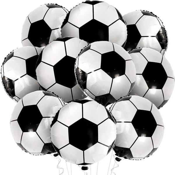 10 st fotbollsballonger 18 tums VM-dekorationer