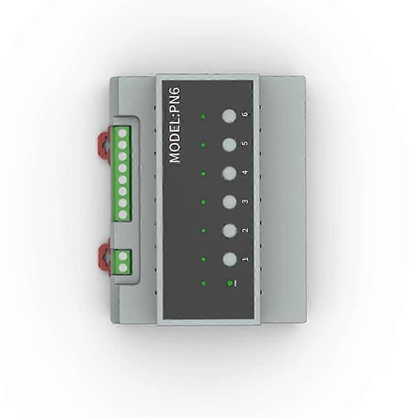 Tuya Smart Home 6-kanals 16A Relæ Switch Modul Tør Kontakt Modul til Intelligent Apparatstyring