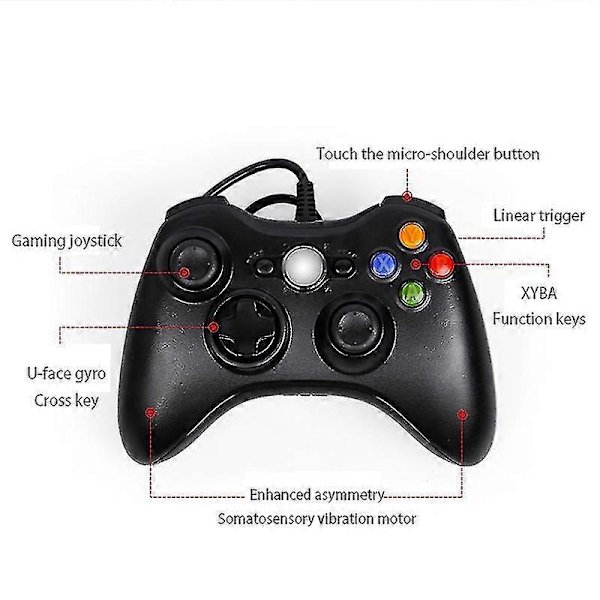 Til Tesla Model Y 3 X S Pc Videospil Håndtag Gamepad Joystick Hvid