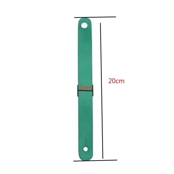 2 stk. Guitarrem  Syntetisk læder Headstock Adapter (Grøn)