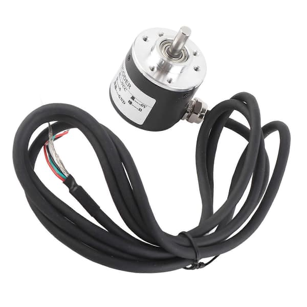 Magnetoelektrisk Inkrementel Rotationsencoder 5V-24V AB 2-Faser 600P/R 6mm Aksel