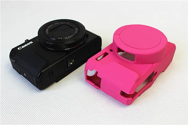 Magneta Silikon Fjernbar Objektivdeksel for Canon G7x Mark ii