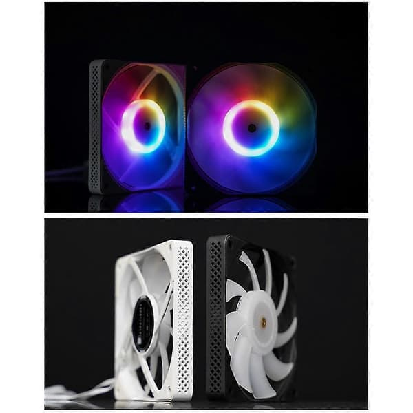 Case Fan Computer Køling Køler Blæsere Led 5v Argb 3pin Pwm Farverig Radiator