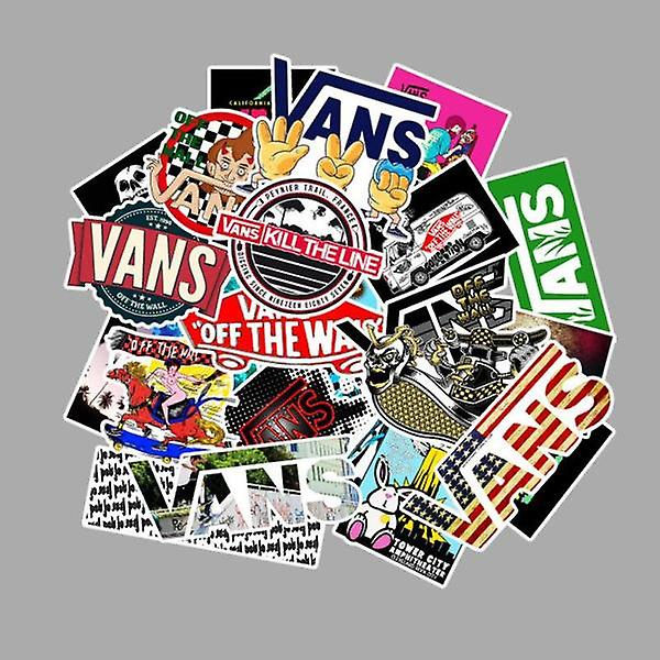 100 stk Mote Graffiti Klistremerker Vanntette Laptop Bagasje Skate flerfarget