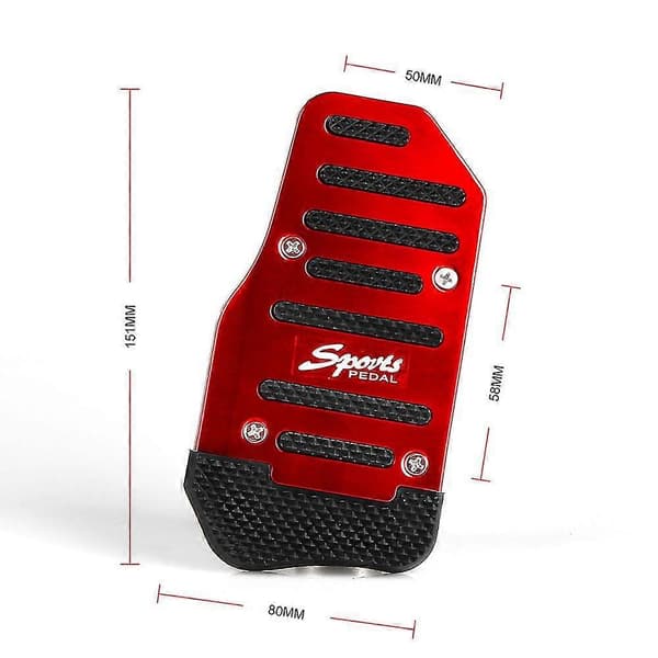Bilmodifikation Pedalmodifikation Manuel Bremse Accelerator Kobling Aluminiumlegering Pvc Pakning Qyroadwolf