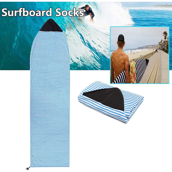 Surfboard Sok Cover, Hurtigtørrende Surfboard Taske 230X50CM Pink