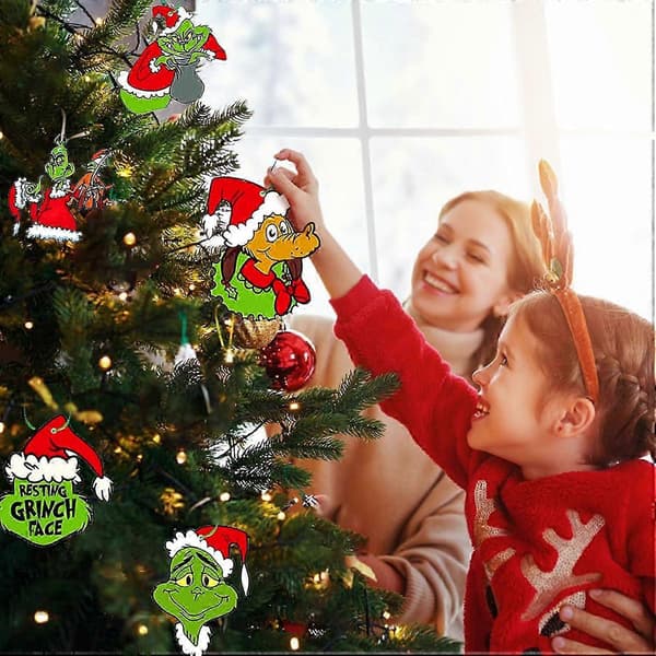 Julepynt - 30 stk. Grinch Julepynt Julepynt Julepynt Innendørs Hjemmeinnredning