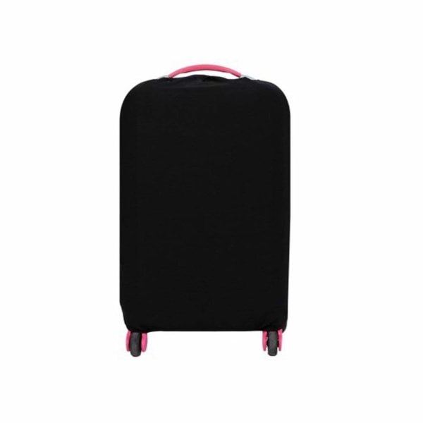 Luggage Cover, Elastic Waterproof Dustproof Suitcase Cover for 24 Inches, Black, Modern